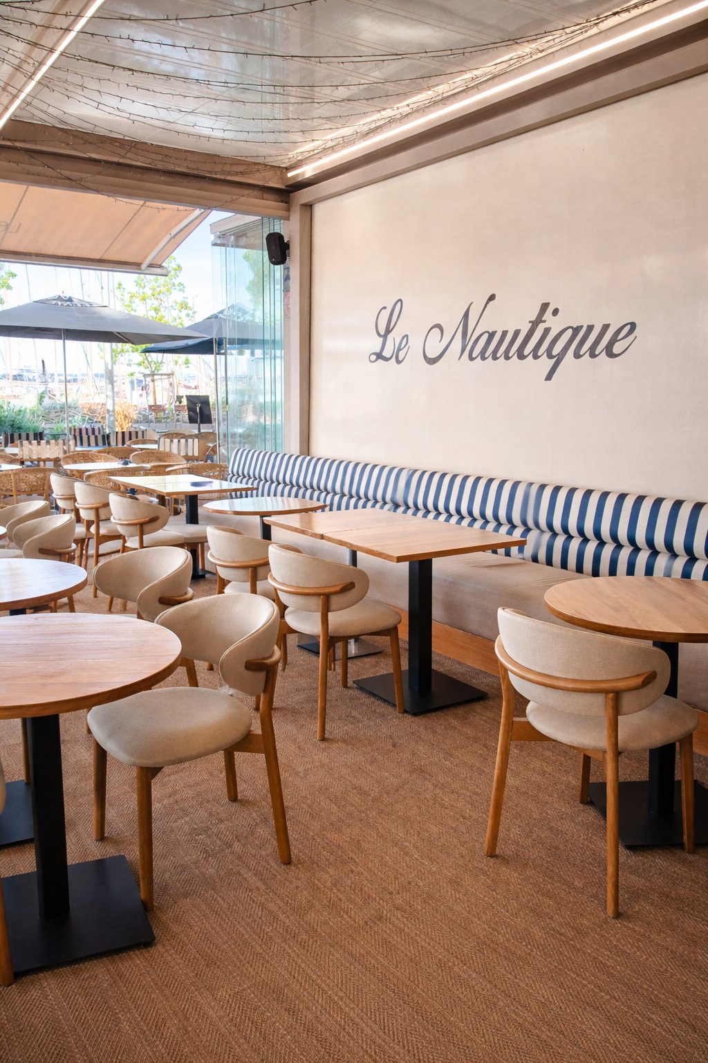 Nautique salle banquette